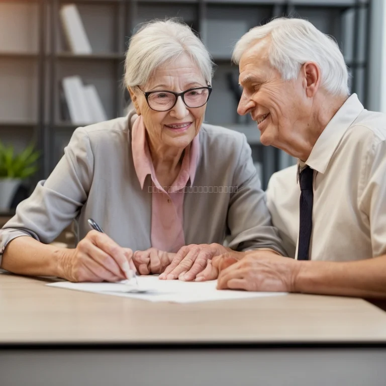 Ältere Person erhält rechtskundigen Rat